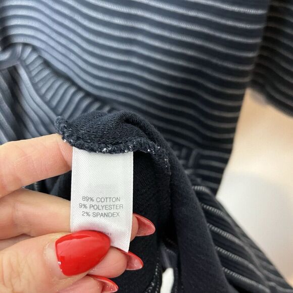 J Jill Dress Womens Size M Henley Split Neck Pockets 3/4 Sleeve Navy Blu… - Picture 4 of 7